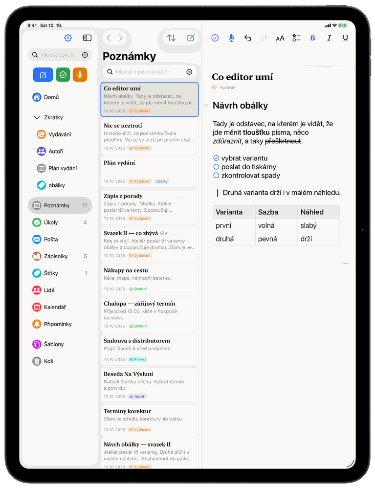 iPad — NotaBene