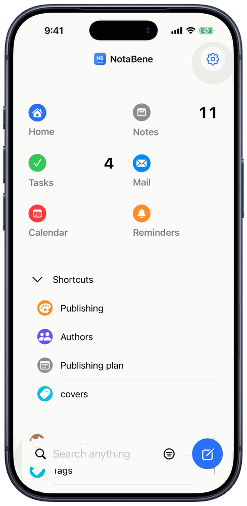 iPhone — NotaBene