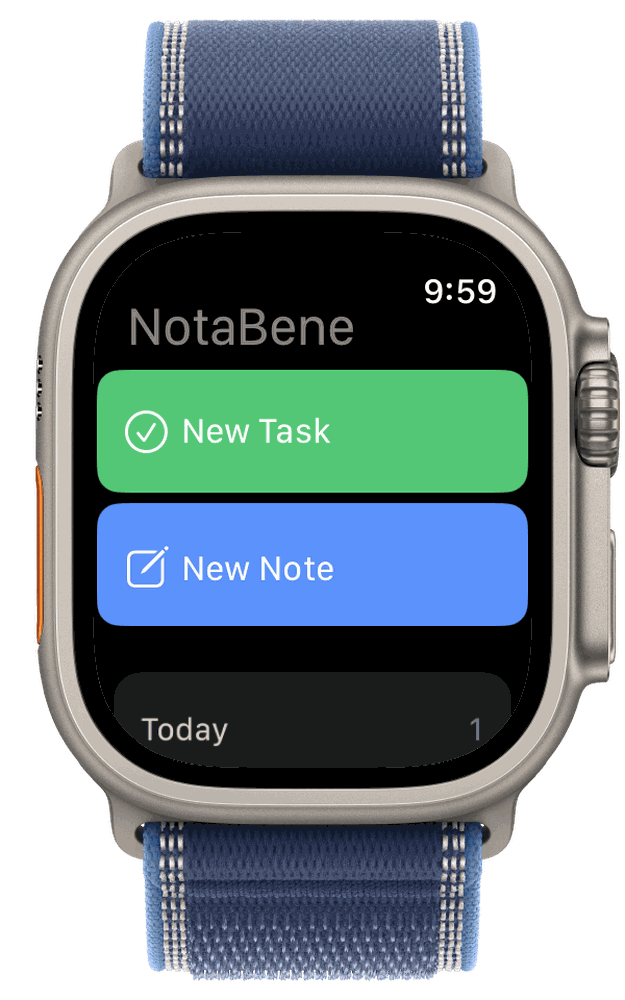 Apple Watch — NotaBene